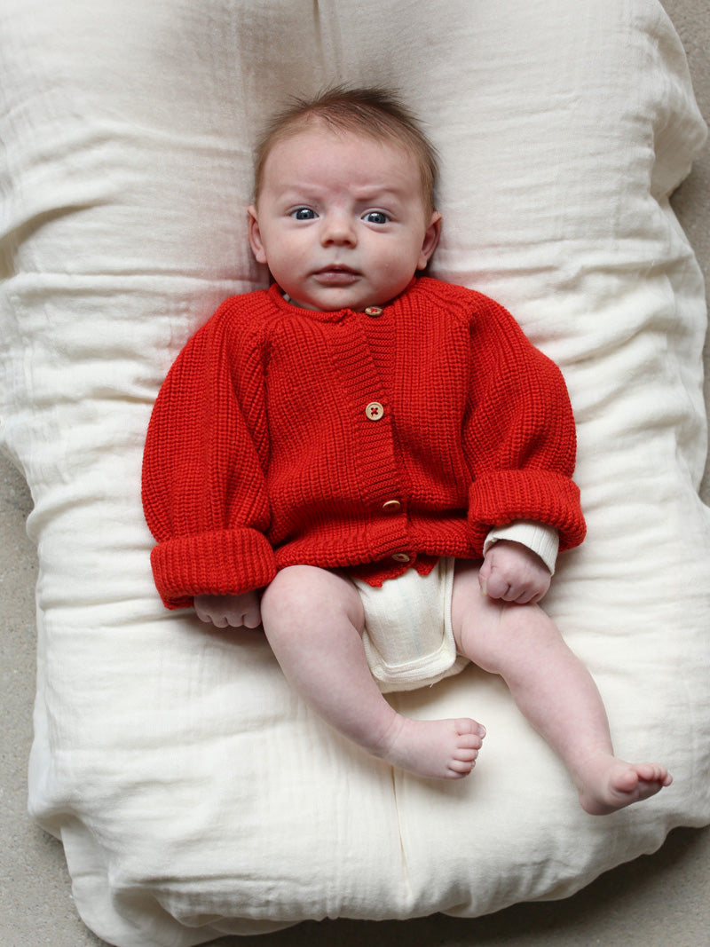 Red Inga Cardigan