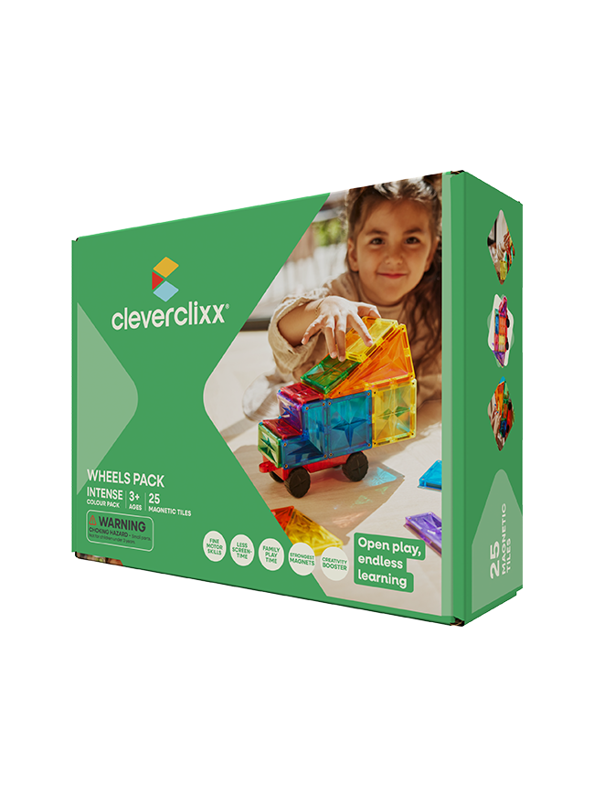 Intense Wheels Magnetic Tile Set