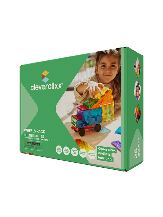 Intense Wheels Magnetic Tile Set