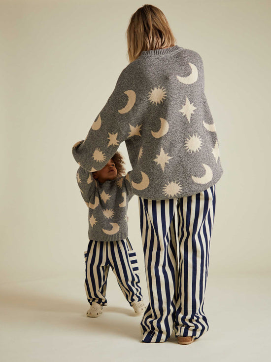 Cozmo Midnight Moon Star Women's Sweater