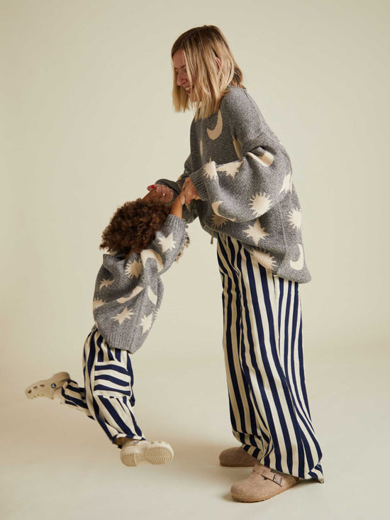 Cozmo Midnight Moon Star Women's Sweater