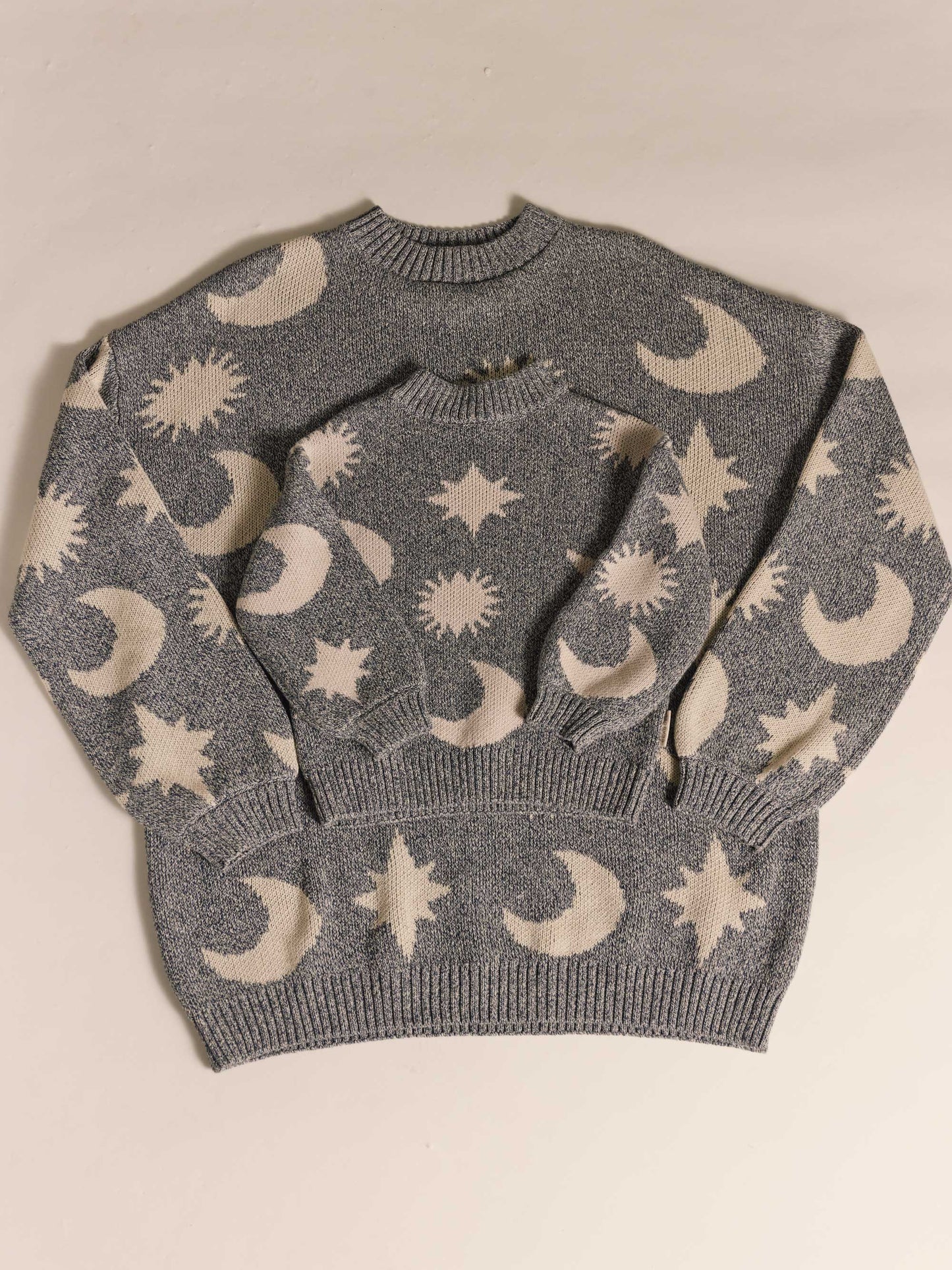 Cozmo Midnight Moon Stars Sweater