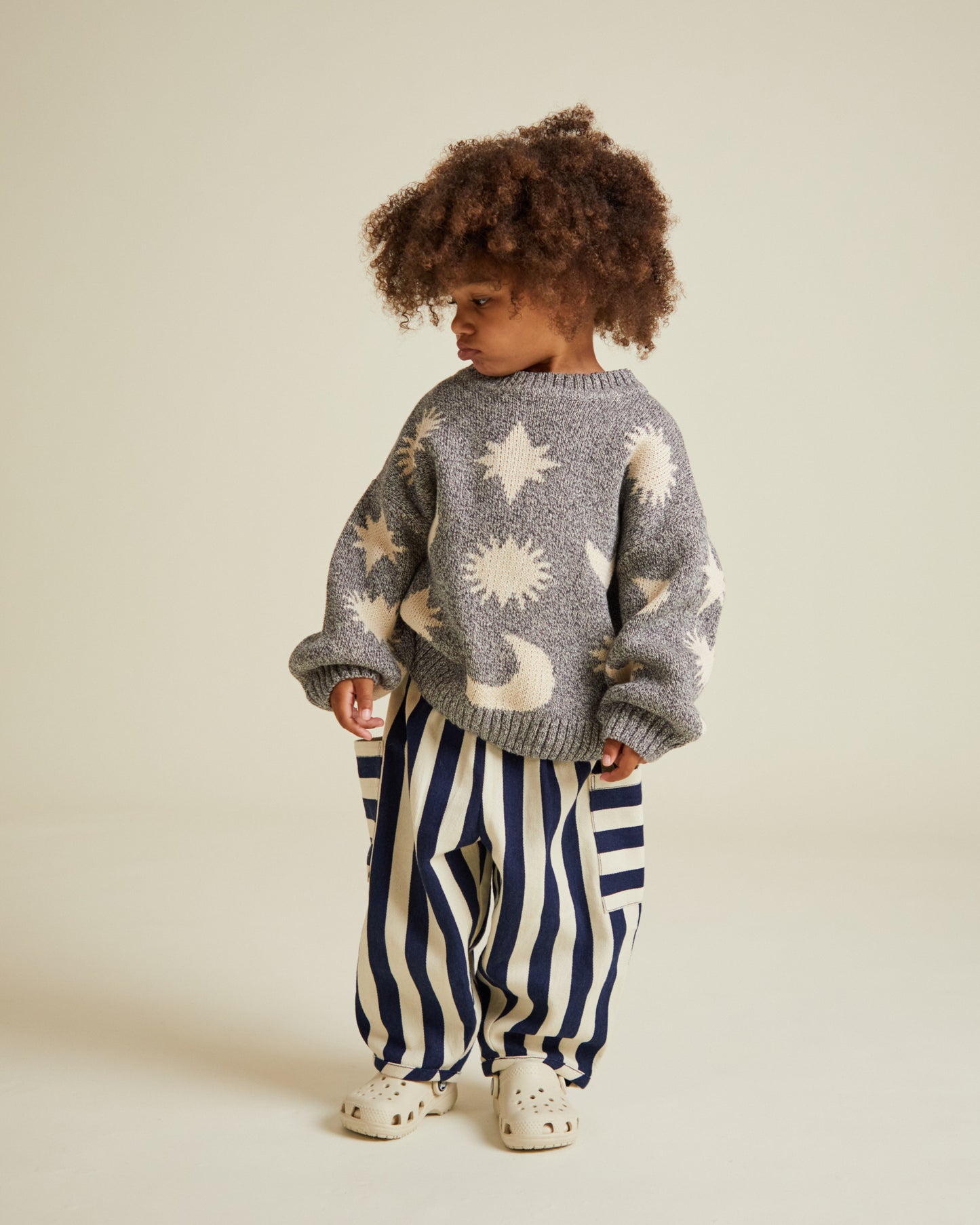 Cozmo Midnight Moon Stars Sweater