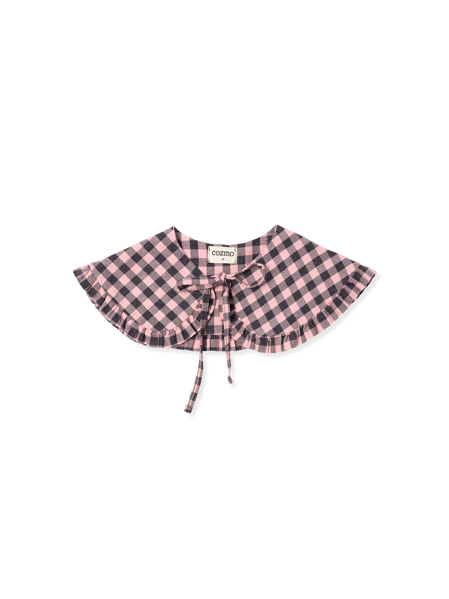 Pink Gingham Collar