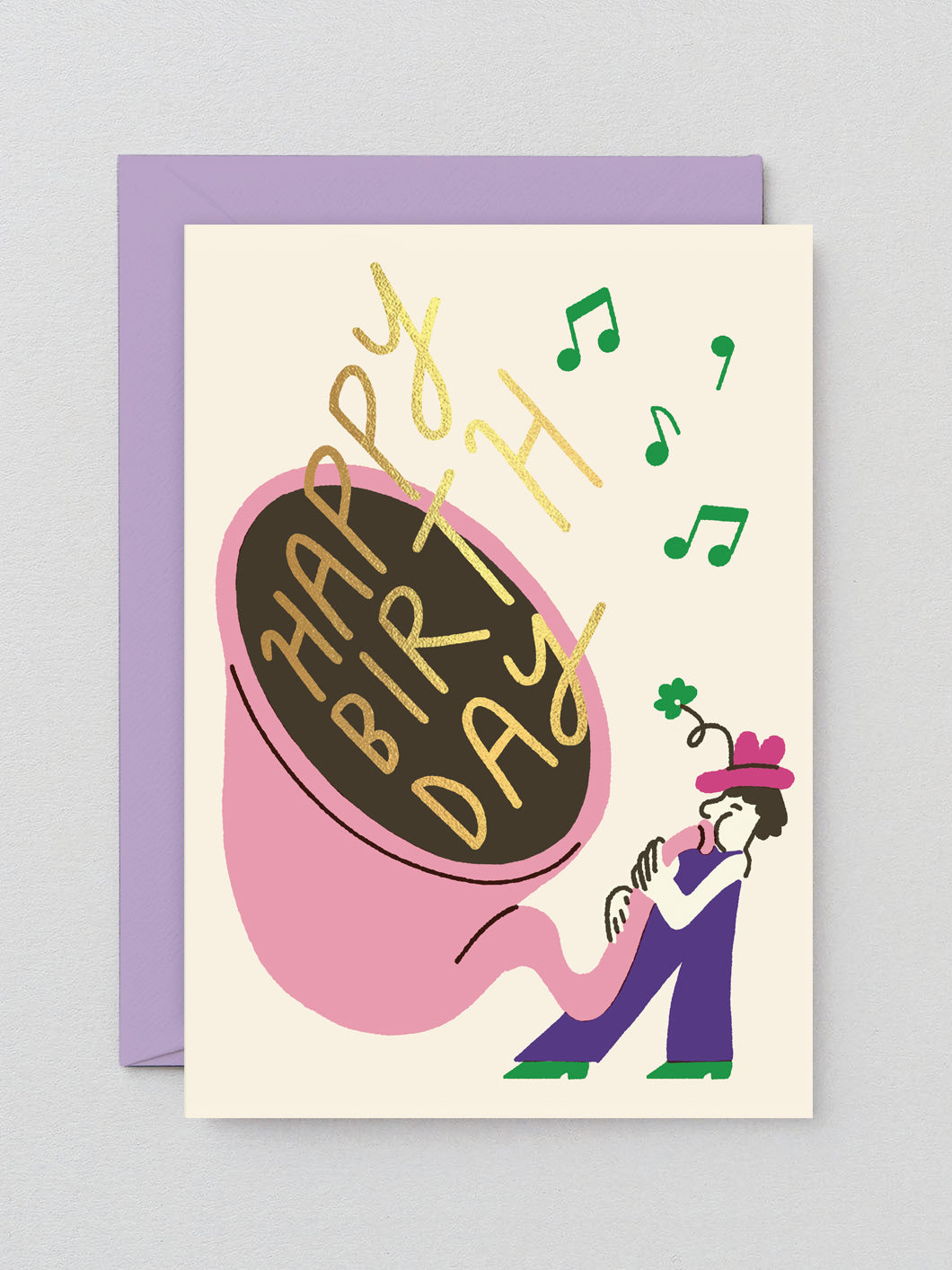 Happy Birthday Tuba Card