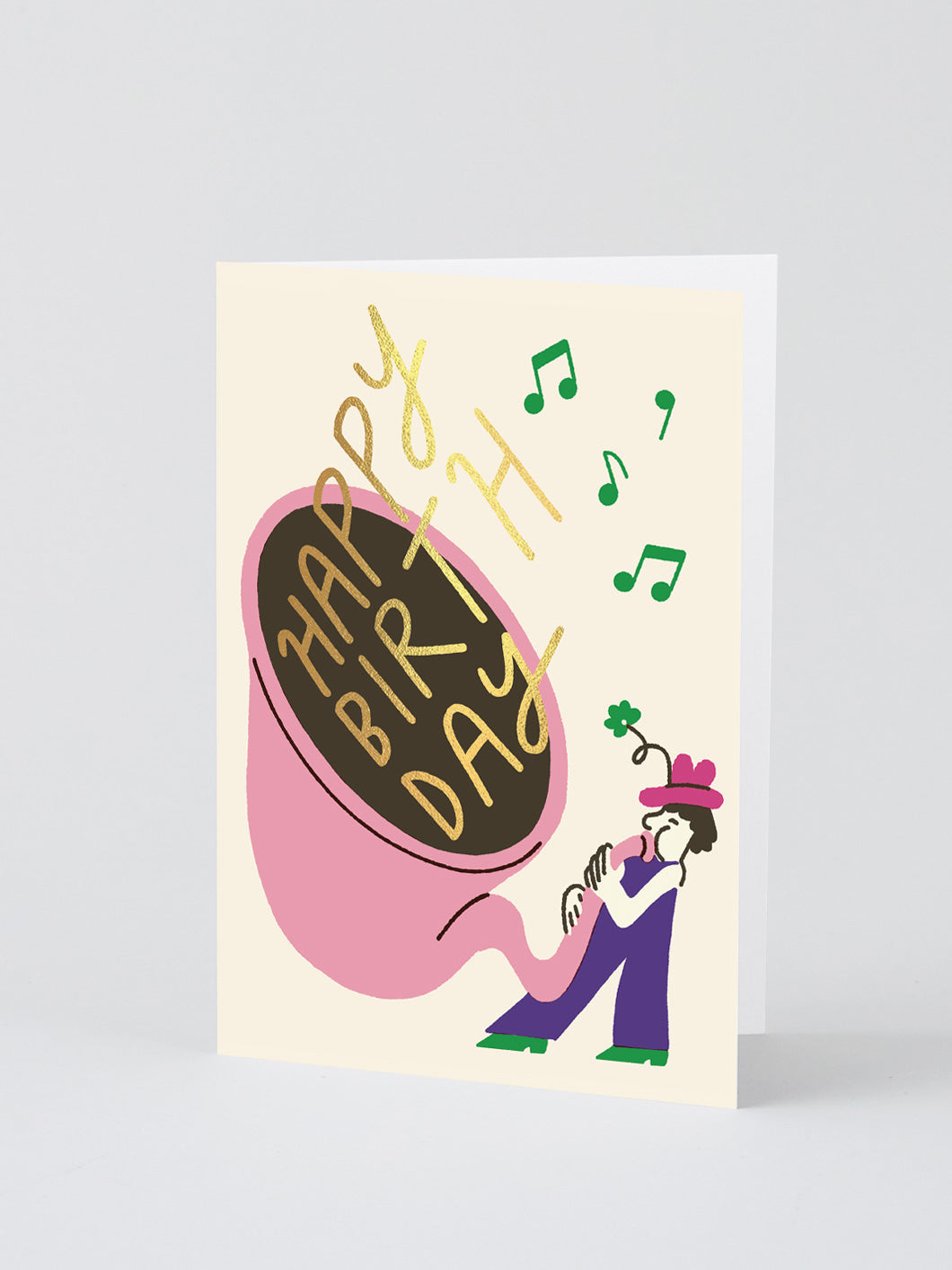 Happy Birthday Tuba Card
