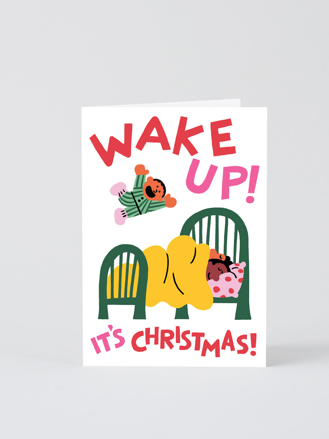 Wake Up It's Christmas Card