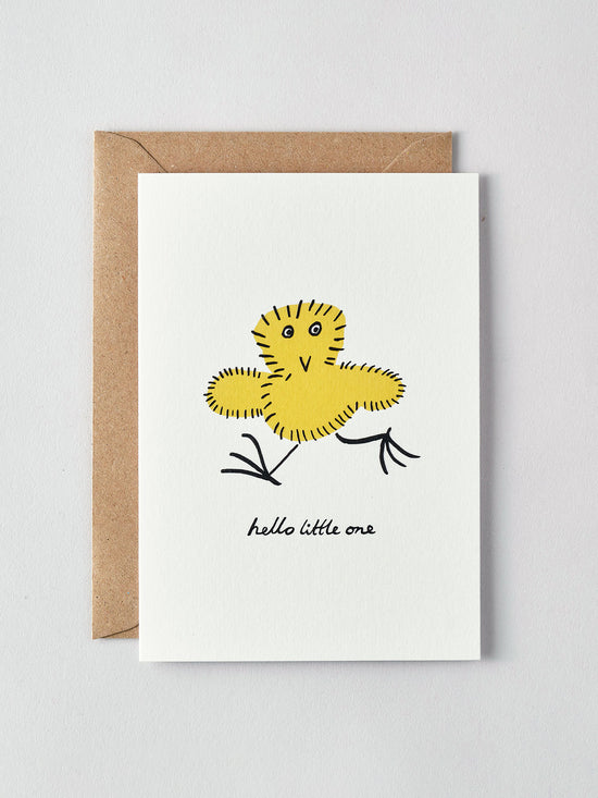 Hello Little One Chick Card