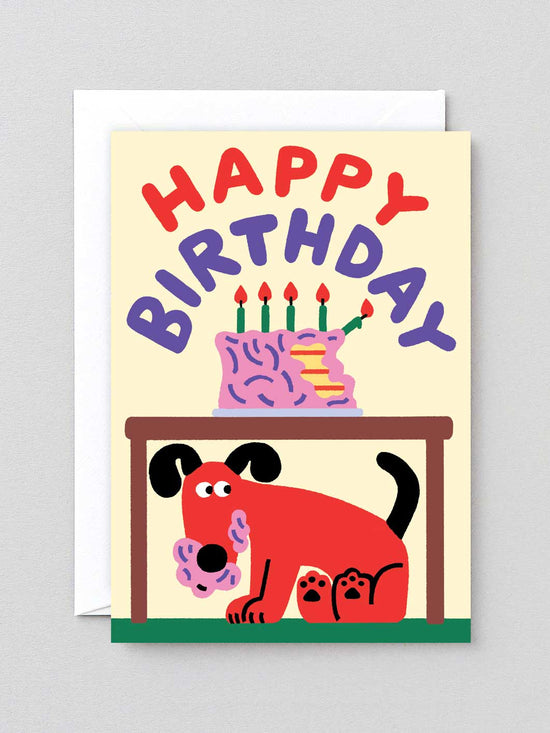 Dog Ate The Cake Card