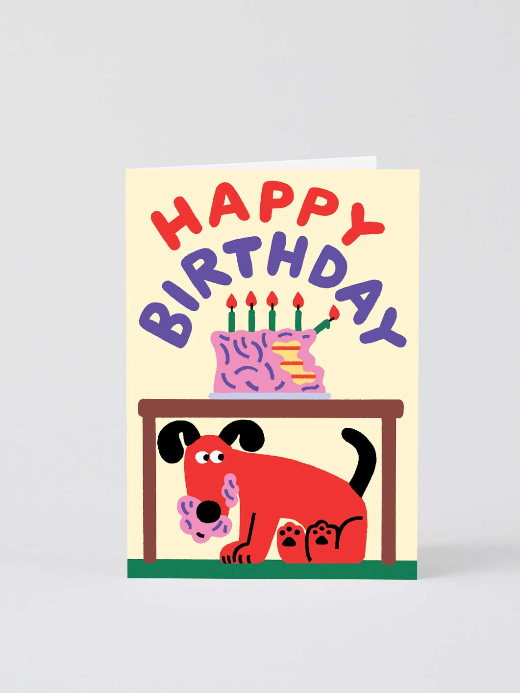 Dog Ate The Cake Card