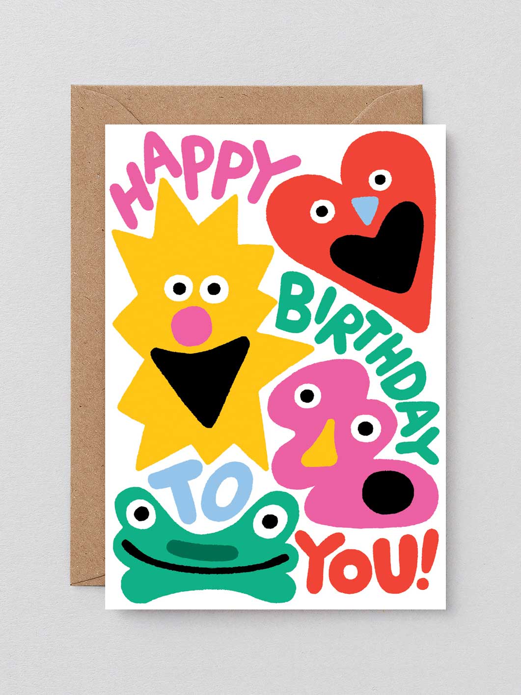 Happy Birthday Shapes Card