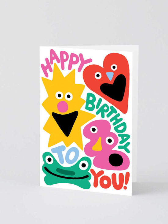 Happy Birthday Shapes Card