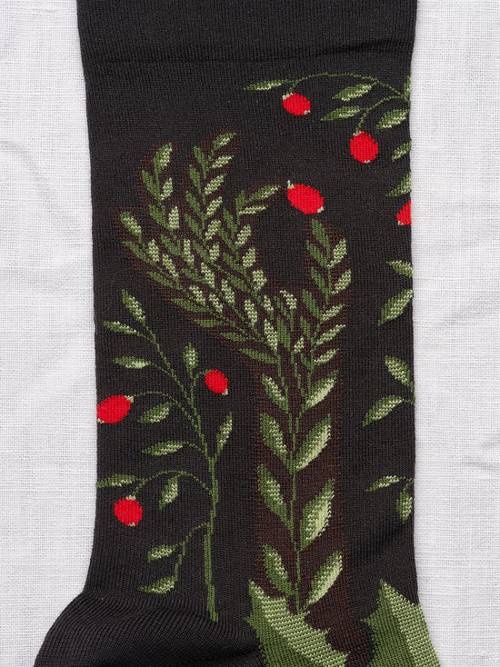 Fake Black Gathering Socks