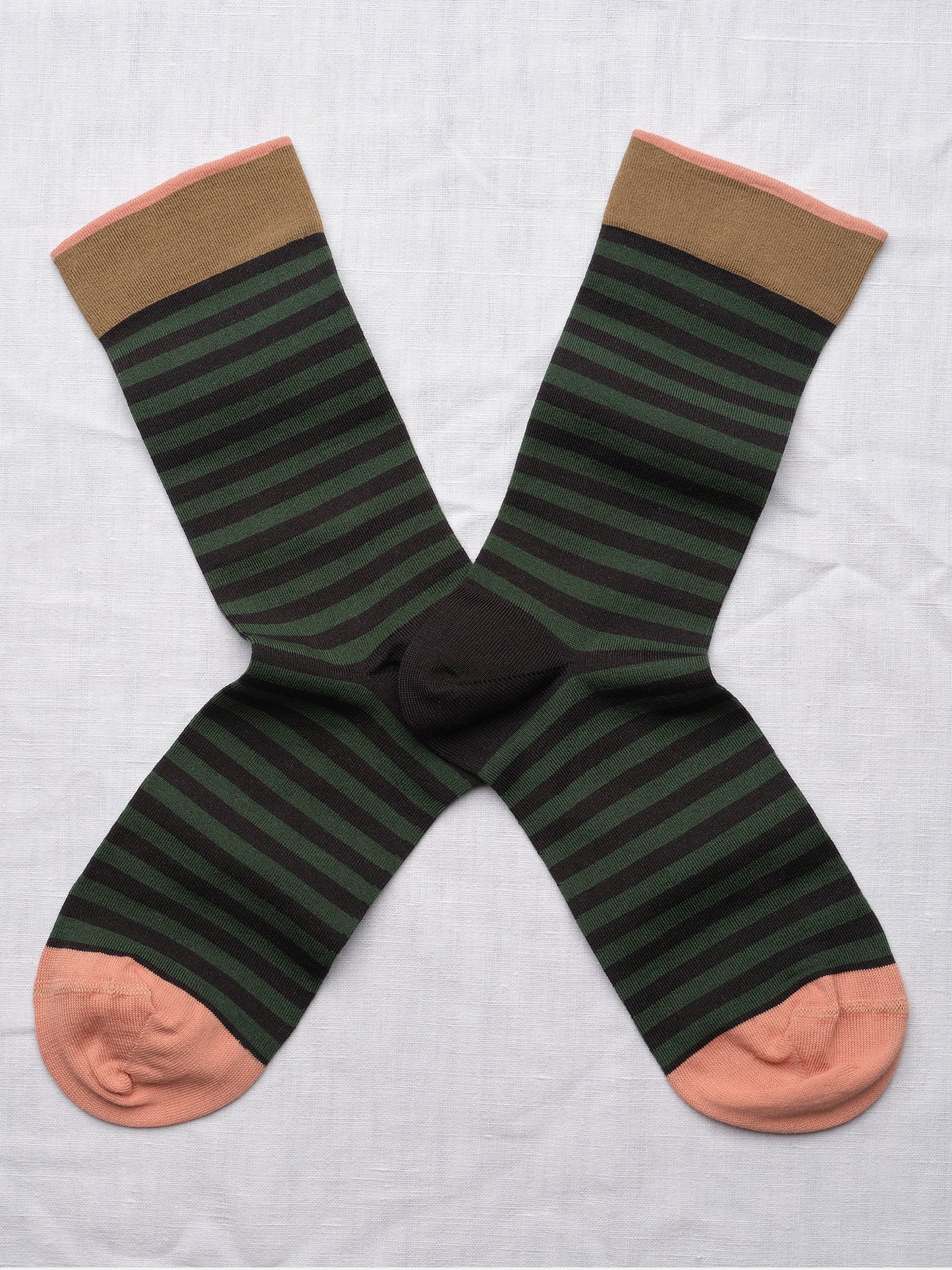 False Black Striped Socks