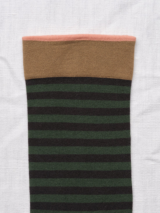 False Black Striped Socks
