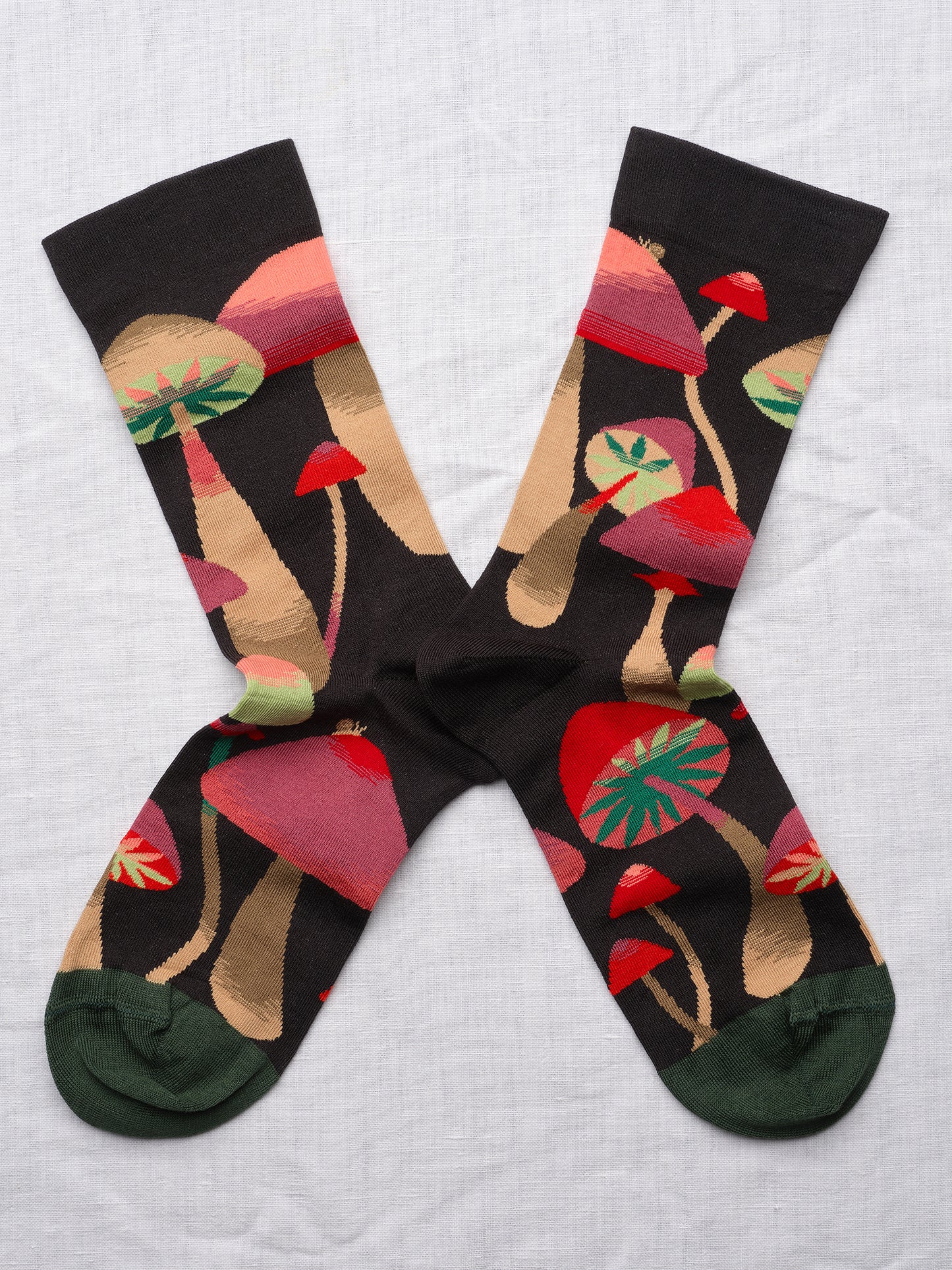False Black Mushroom Socks