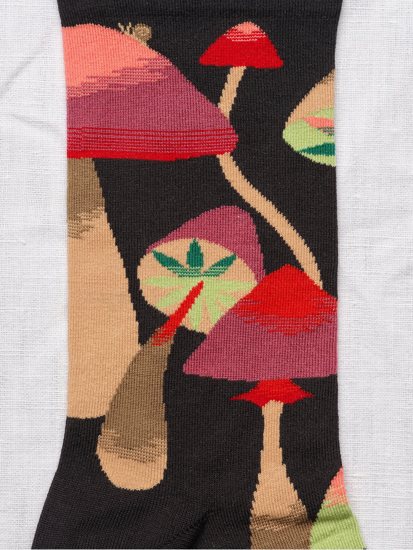 False Black Mushroom Socks