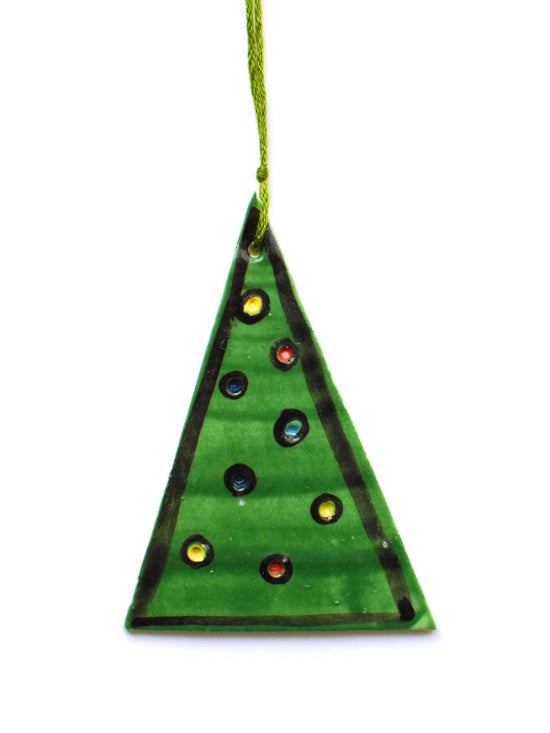 Load image into Gallery viewer, Christmas Tree Ceramic Decoration
