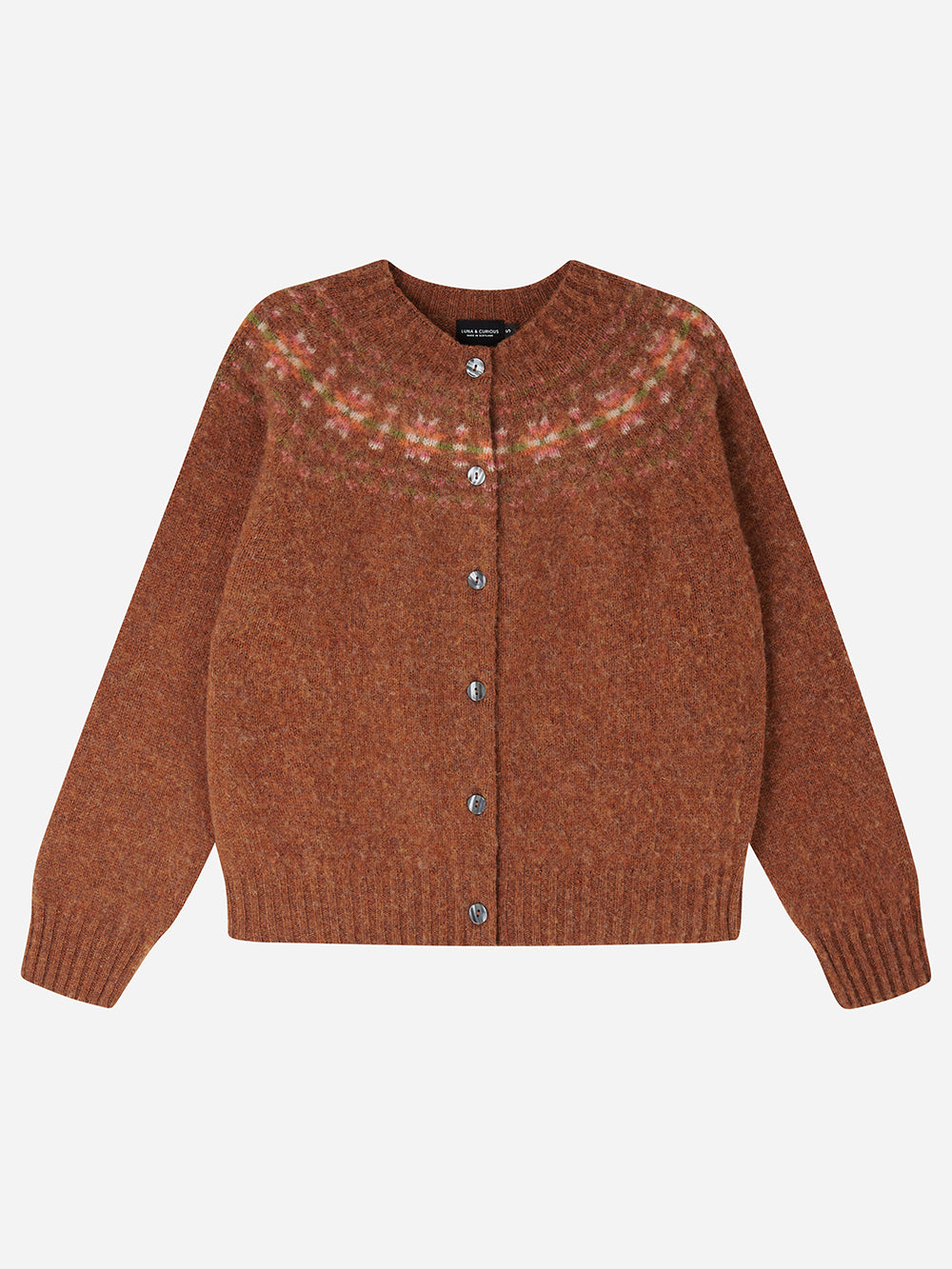 Cinnamon Fairisle Cardigan