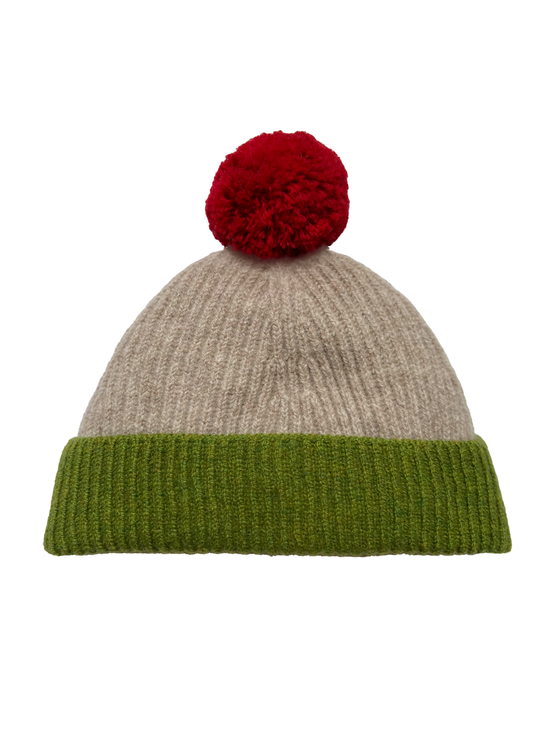 Cobble & Forest Kids Pom Hat
