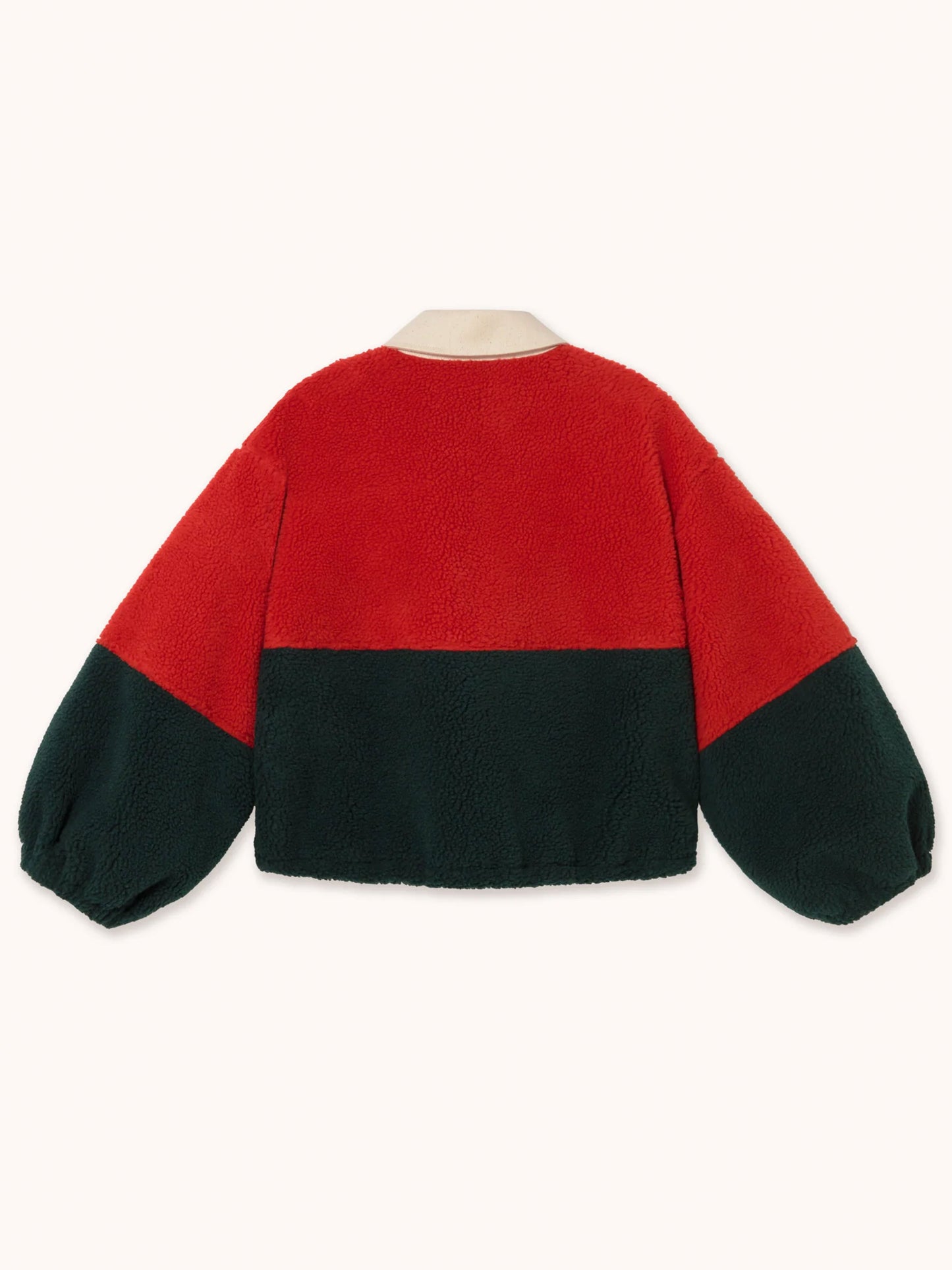 Colour Blocked Sherpa Jacket