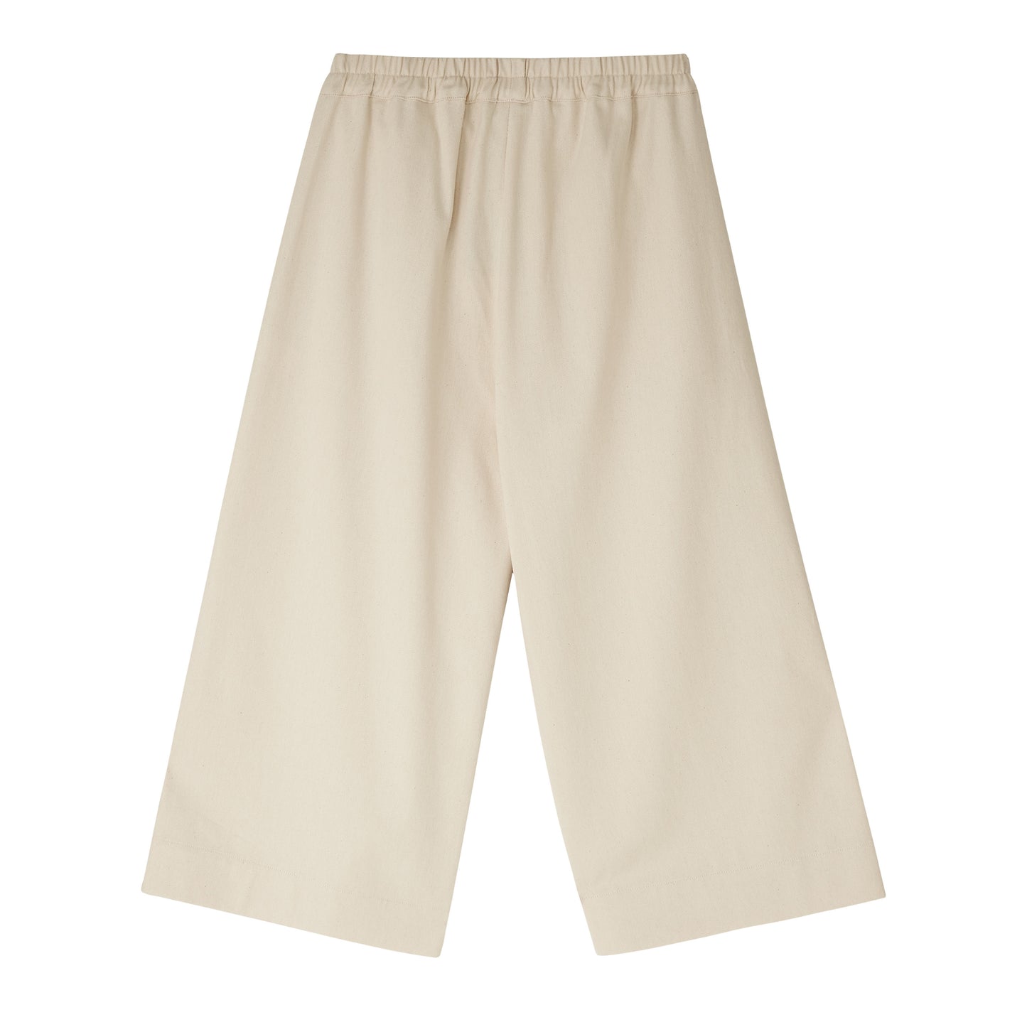 Cream Wide Leg Trousers