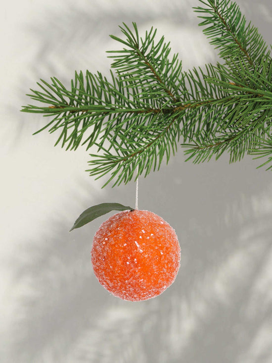 Frosted Clementine Decoration