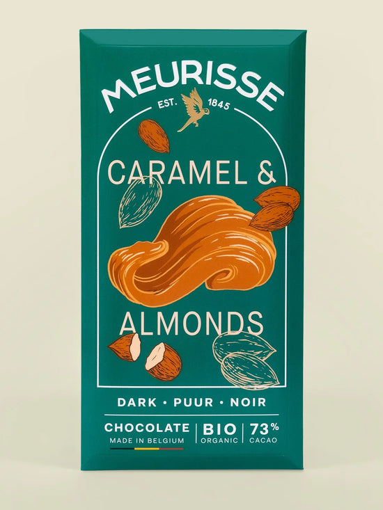 Dark Chocolate with Caramel & Almonds