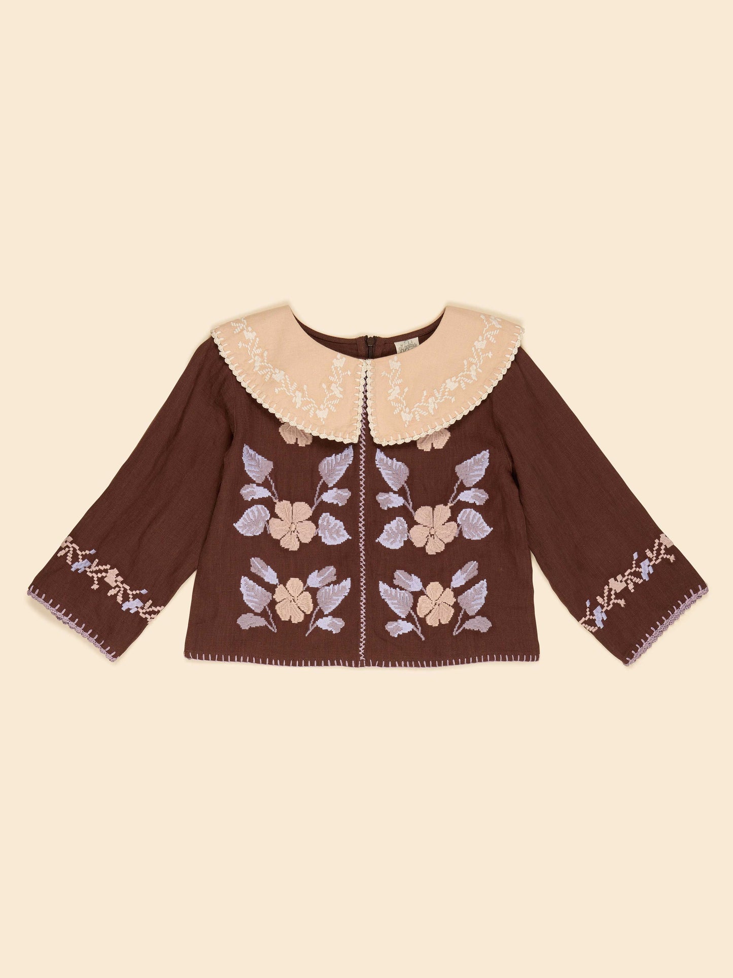 Dark Chocolate Daria Blouse