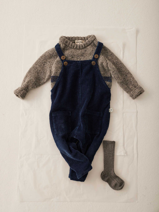 Denim Corduroy Baby Overalls