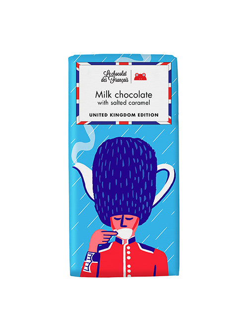 London Guard Salted Caramel Milk Chocolate Bar