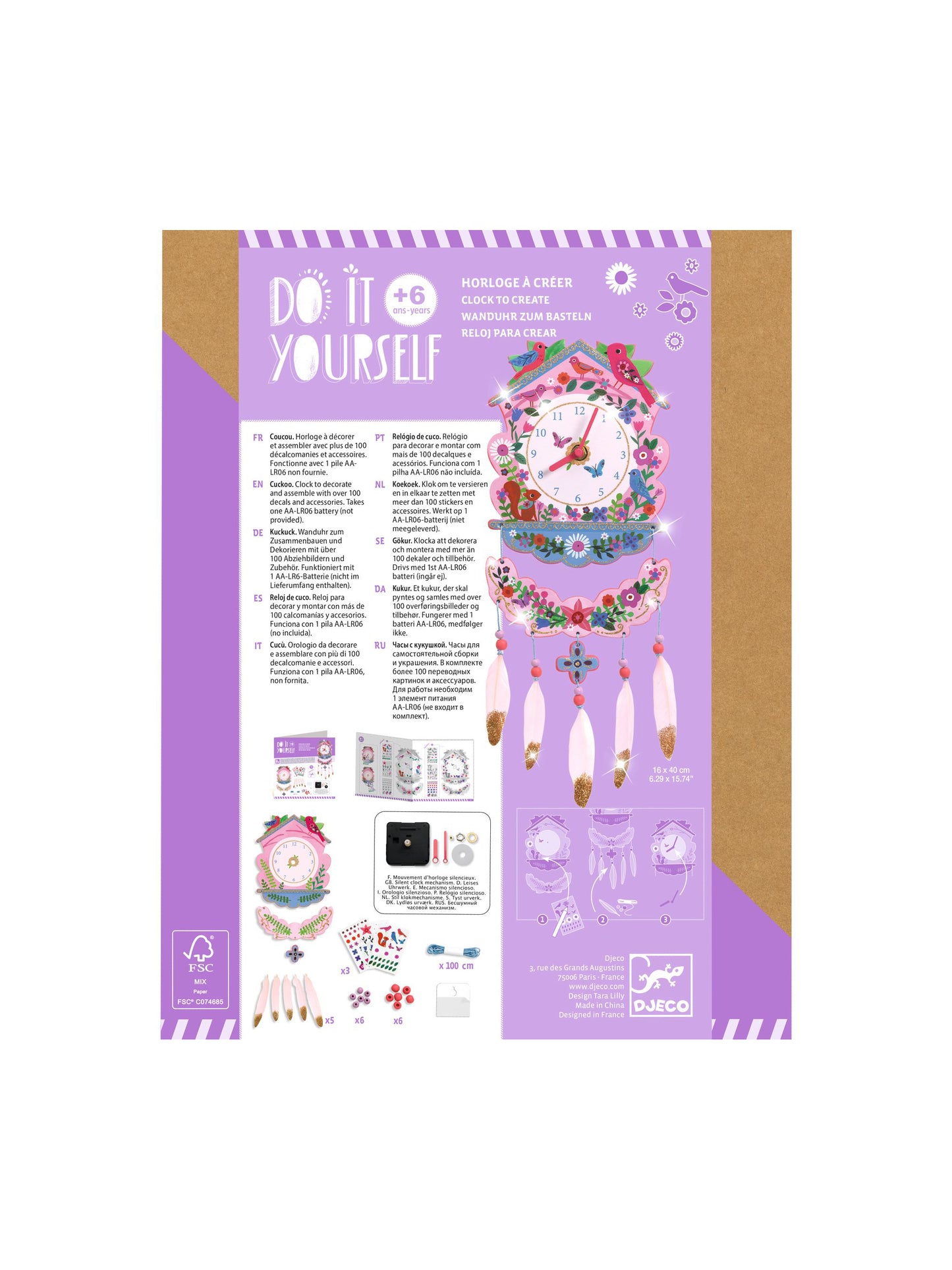 Cuckoo DIY Make Your Own Clock Kit