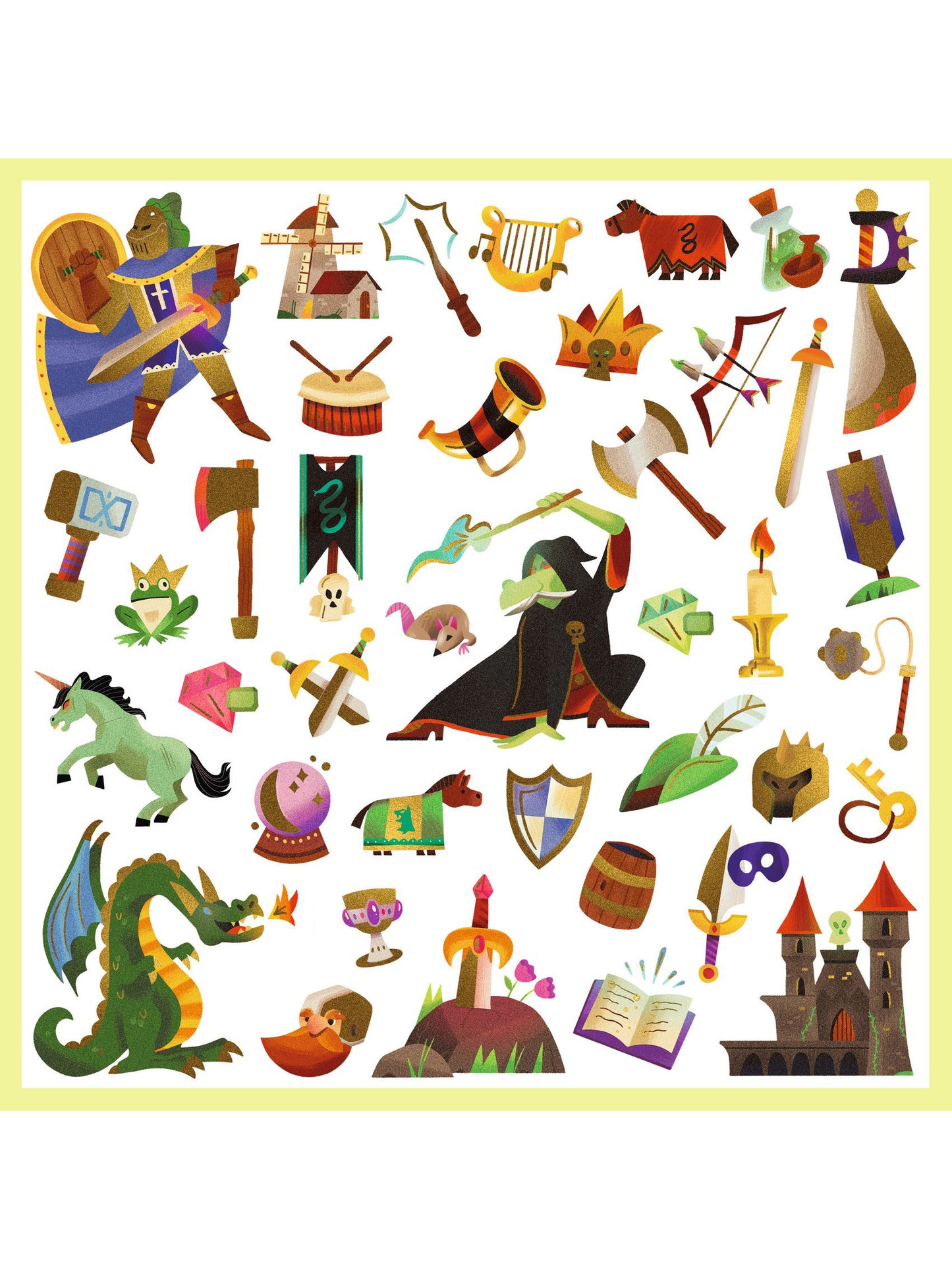Medieval Fantasy Stickers