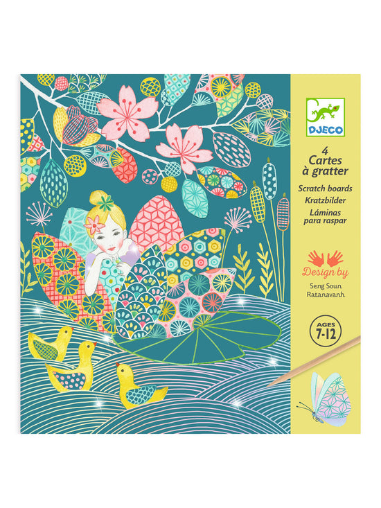 The Pond Scratch Art