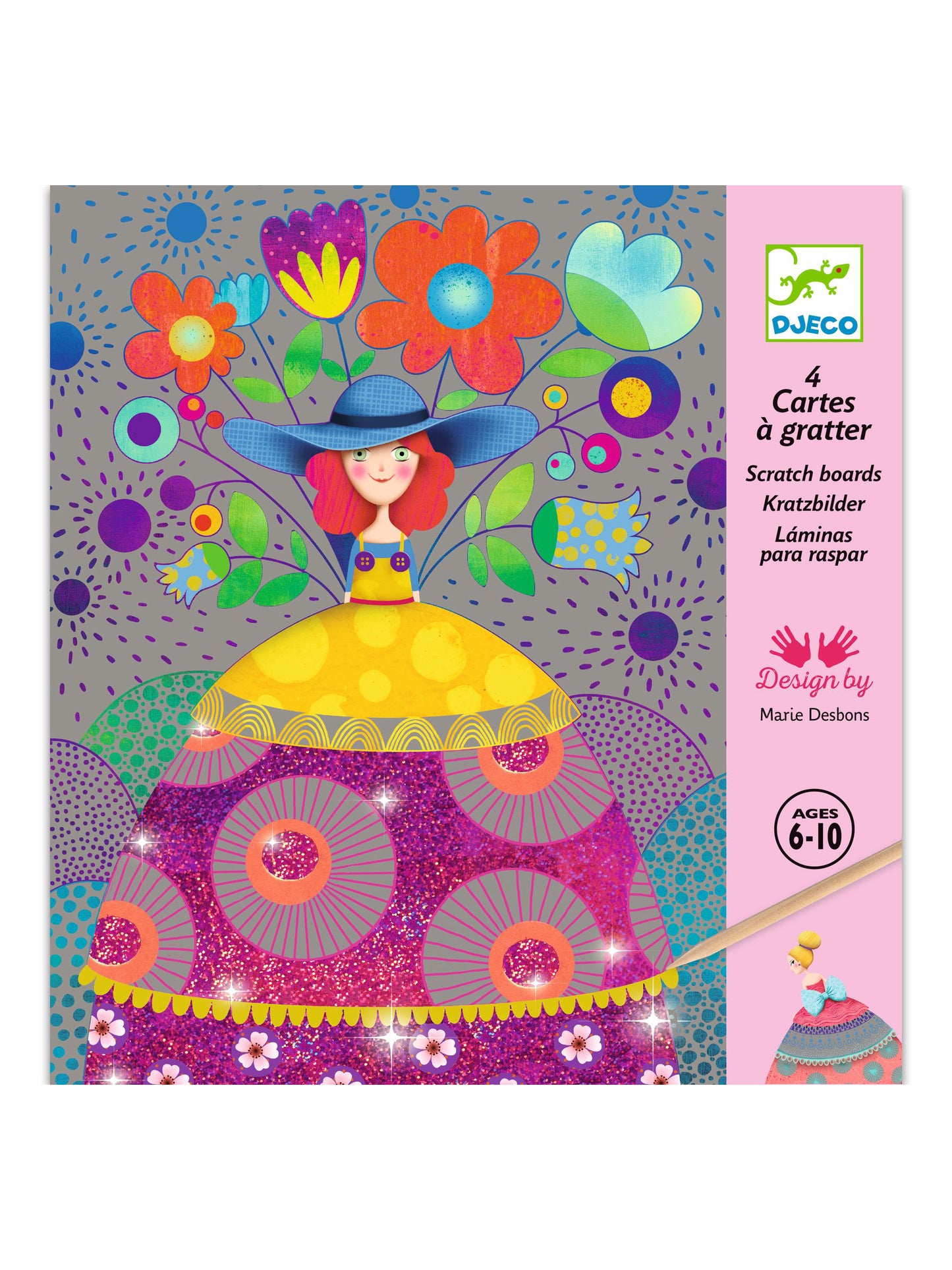 The Coquettes' Ball Scratch Art