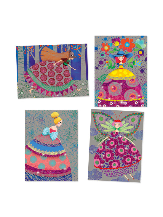 The Coquettes' Ball Scratch Art