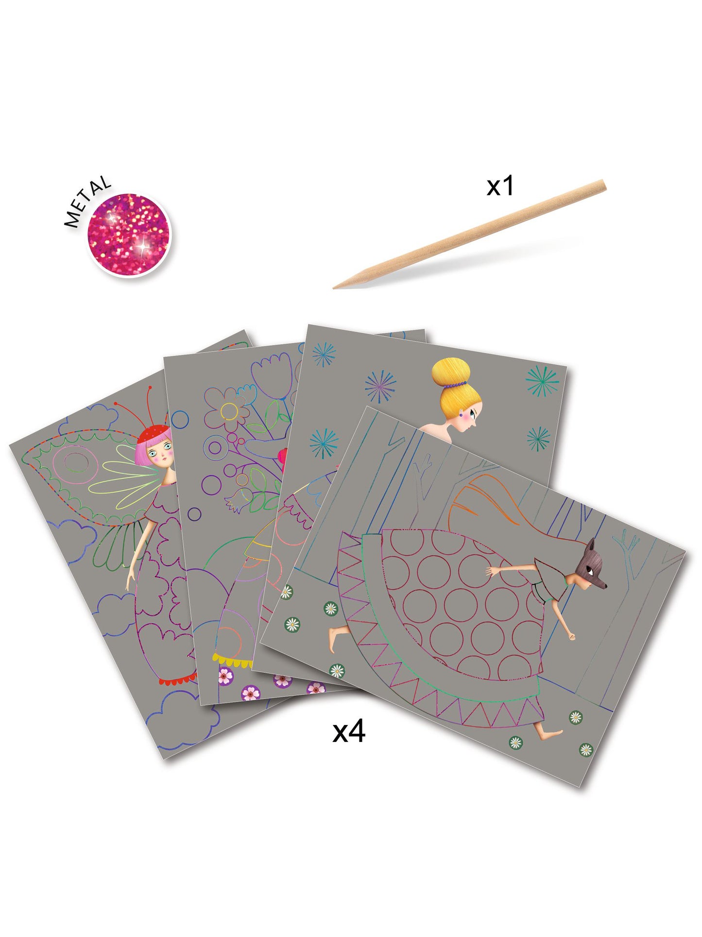 The Coquettes' Ball Scratch Art