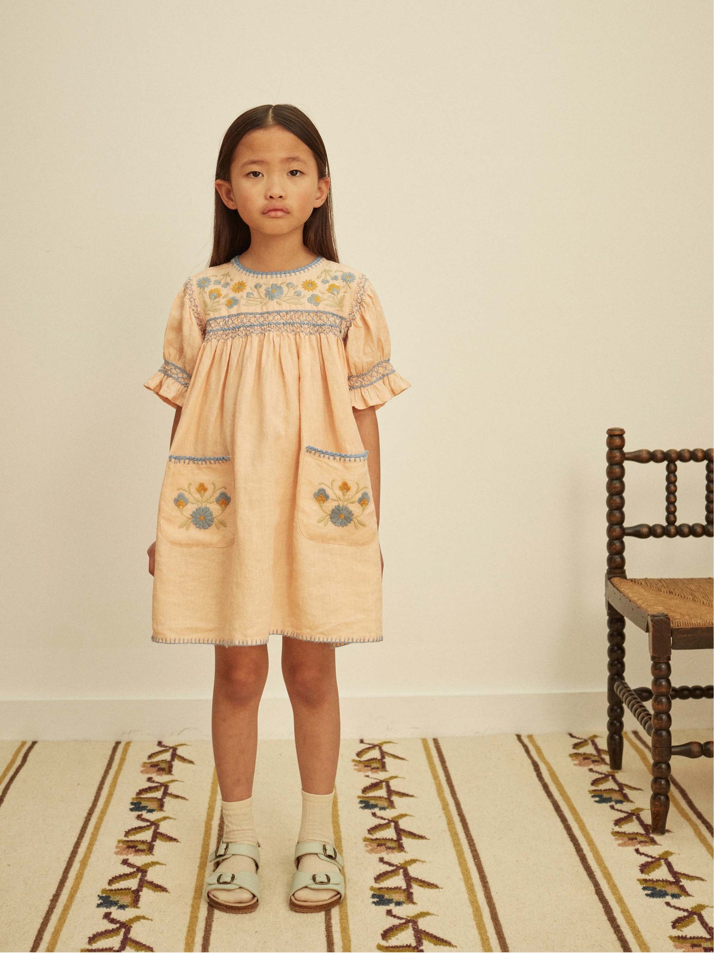 Dora Dress - Satin Pink