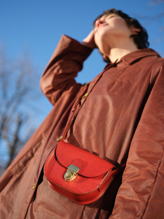 Redcurrant Mini Telegram Bag