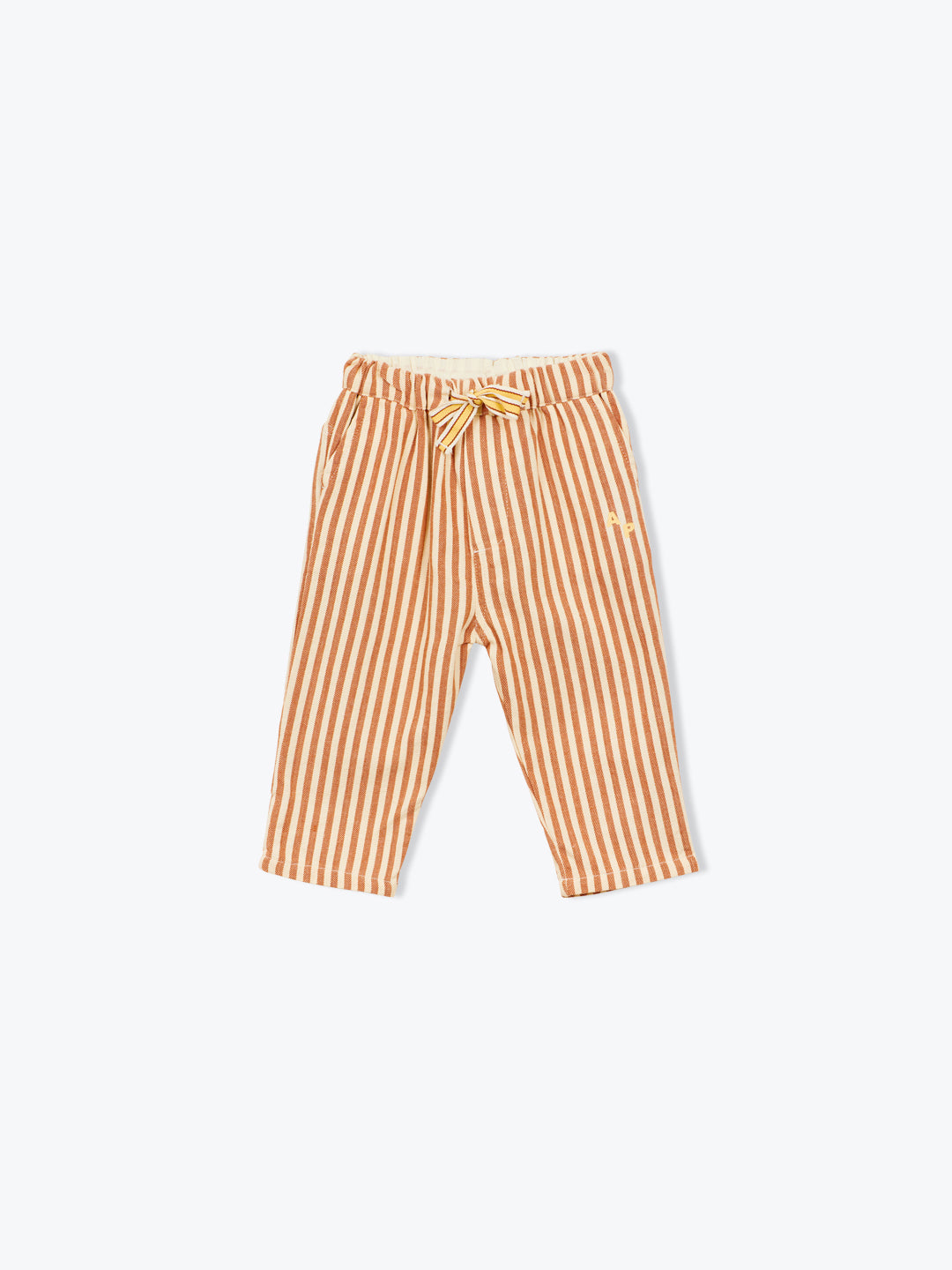 Chestnut Striped Baby Trousers