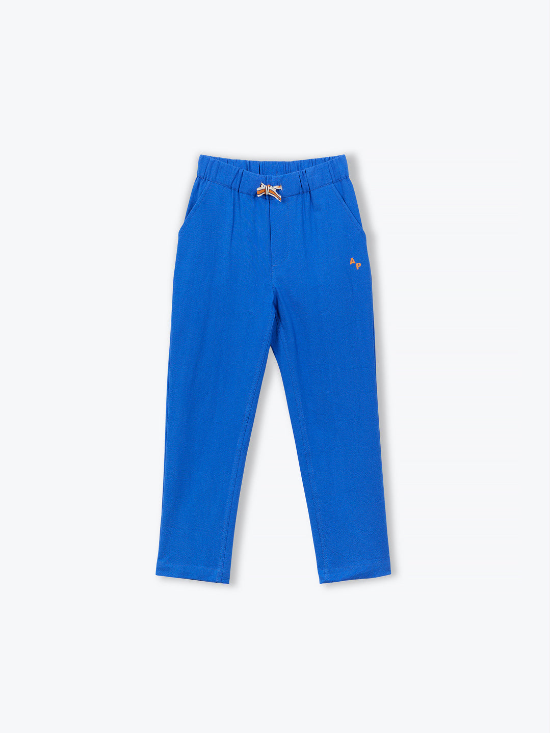 Cobalt Rustic Cotton Kids Trousers