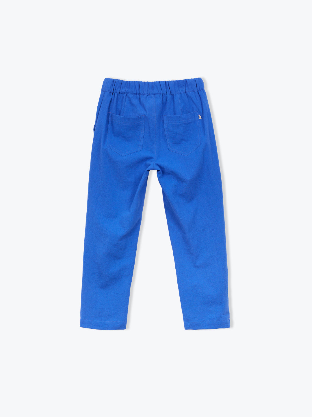 Cobalt Rustic Cotton Kids Trousers