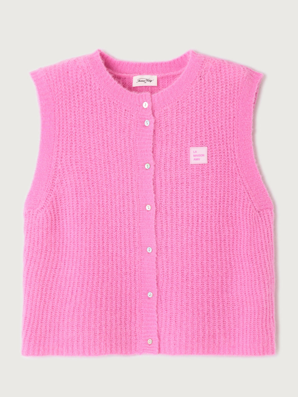 Rose Bubble East Knit Vest