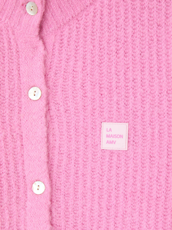 Bubblegum Pink East Cardigan