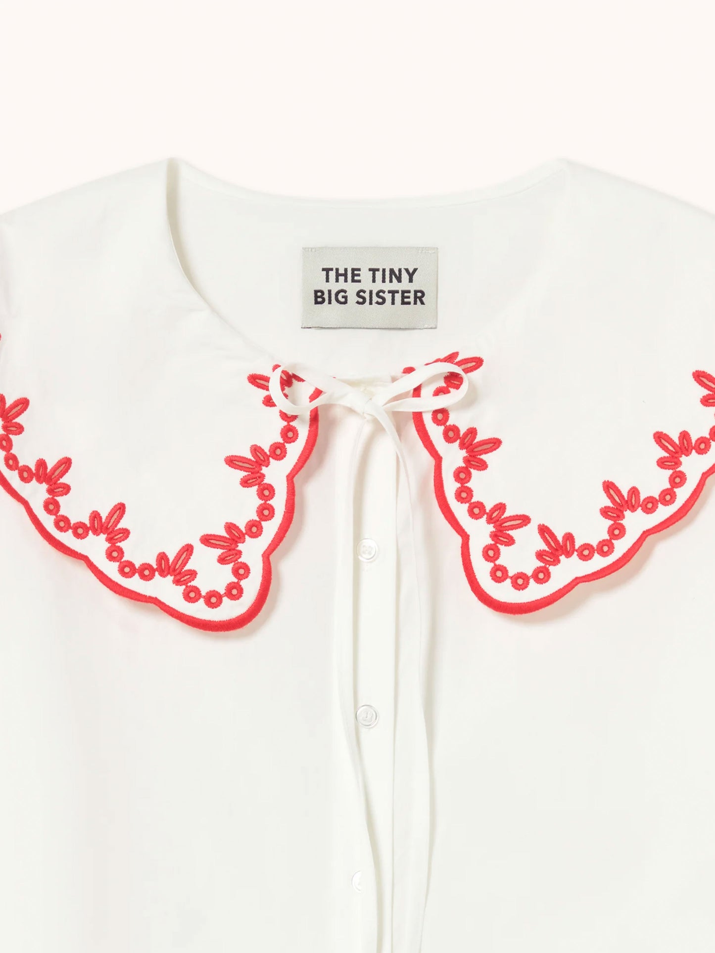 Embroidered Neck Shirt