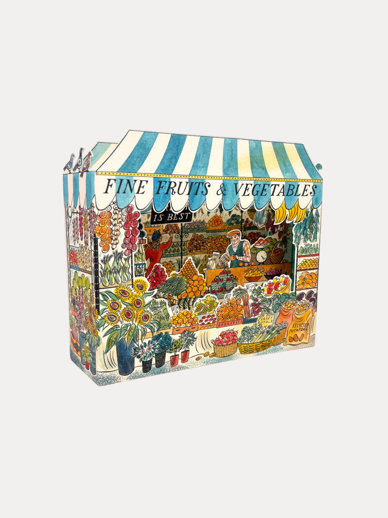 Fruit & Veg Die Cut Card