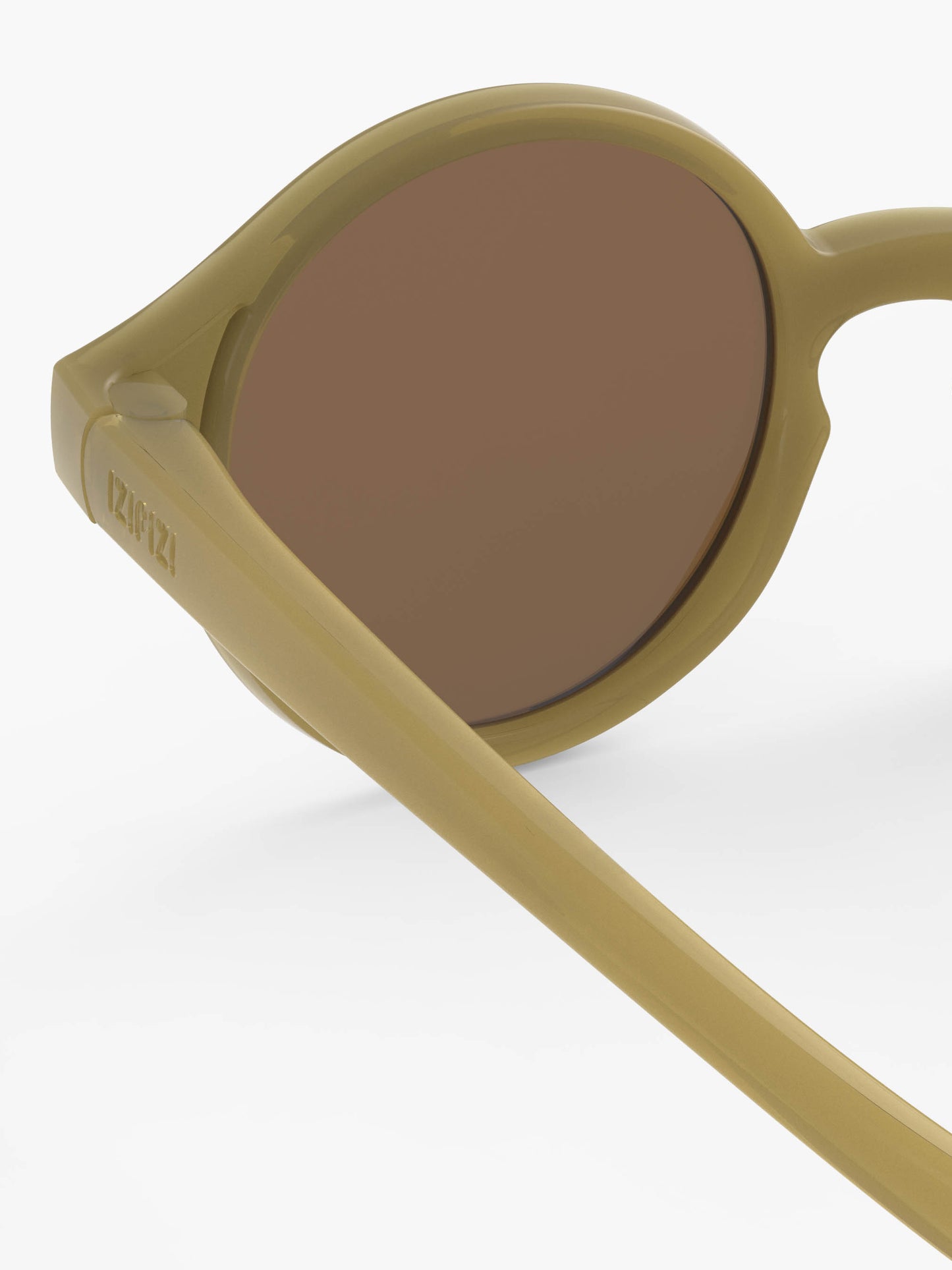 Glossy Khaki Baby Sunglasses