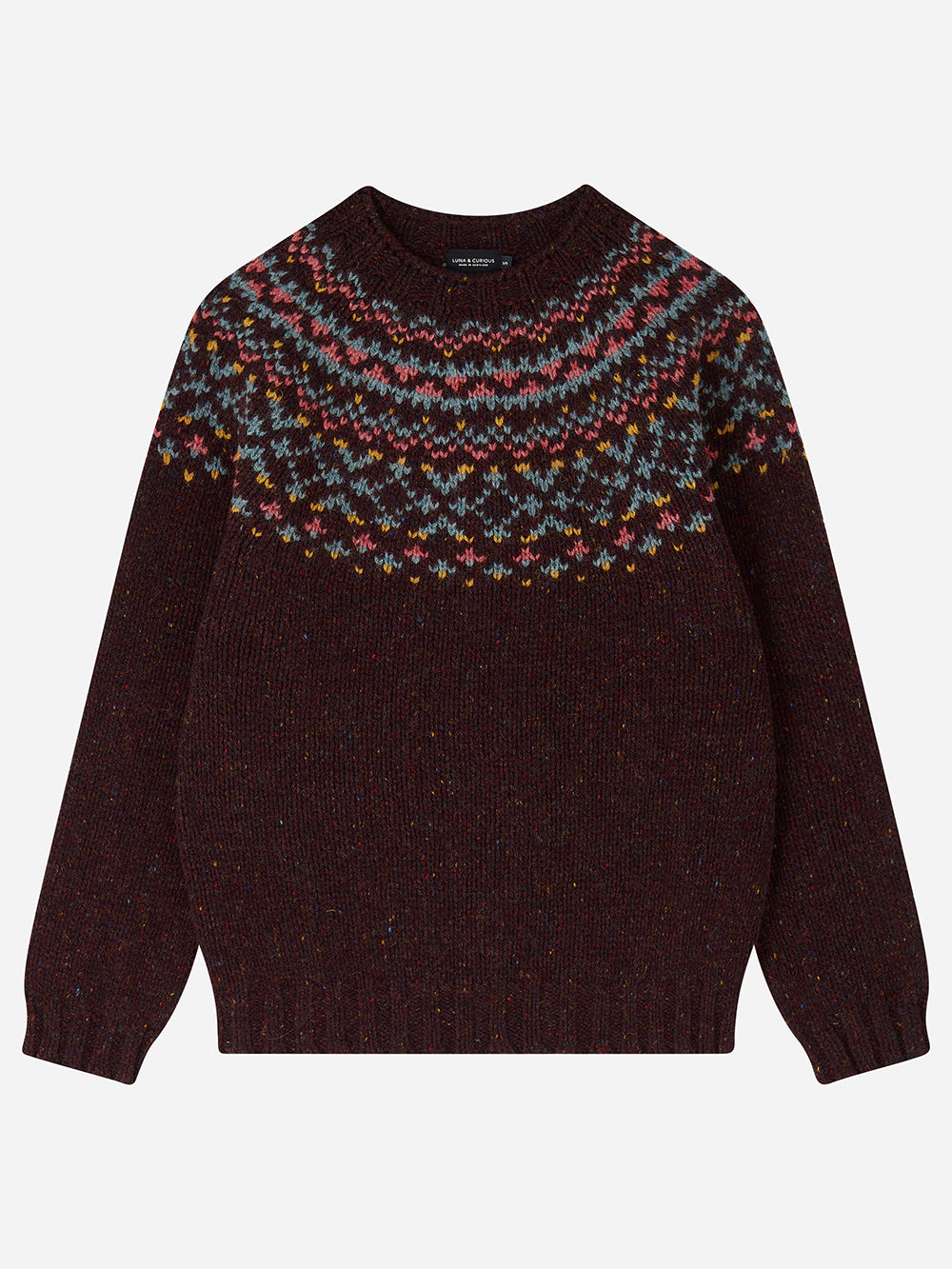 Berry Chunky Fairisle Jumper