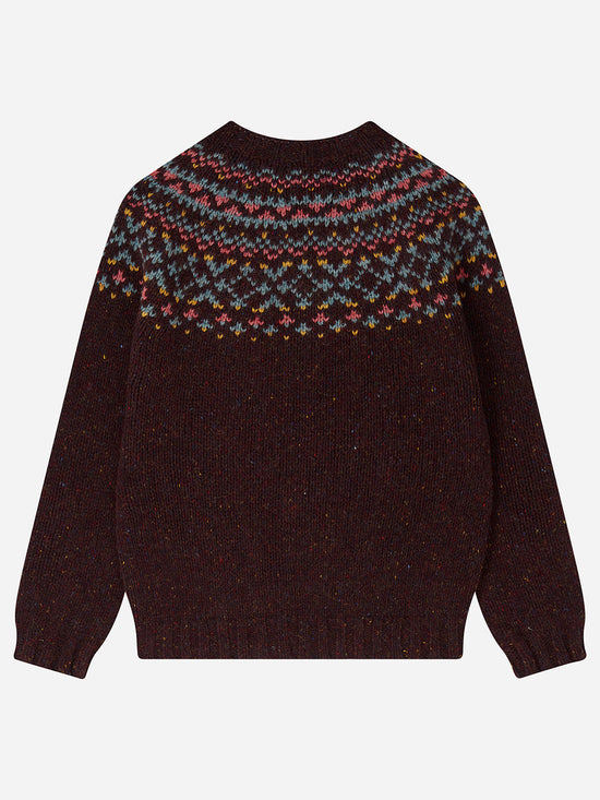 Berry Chunky Fairisle Jumper