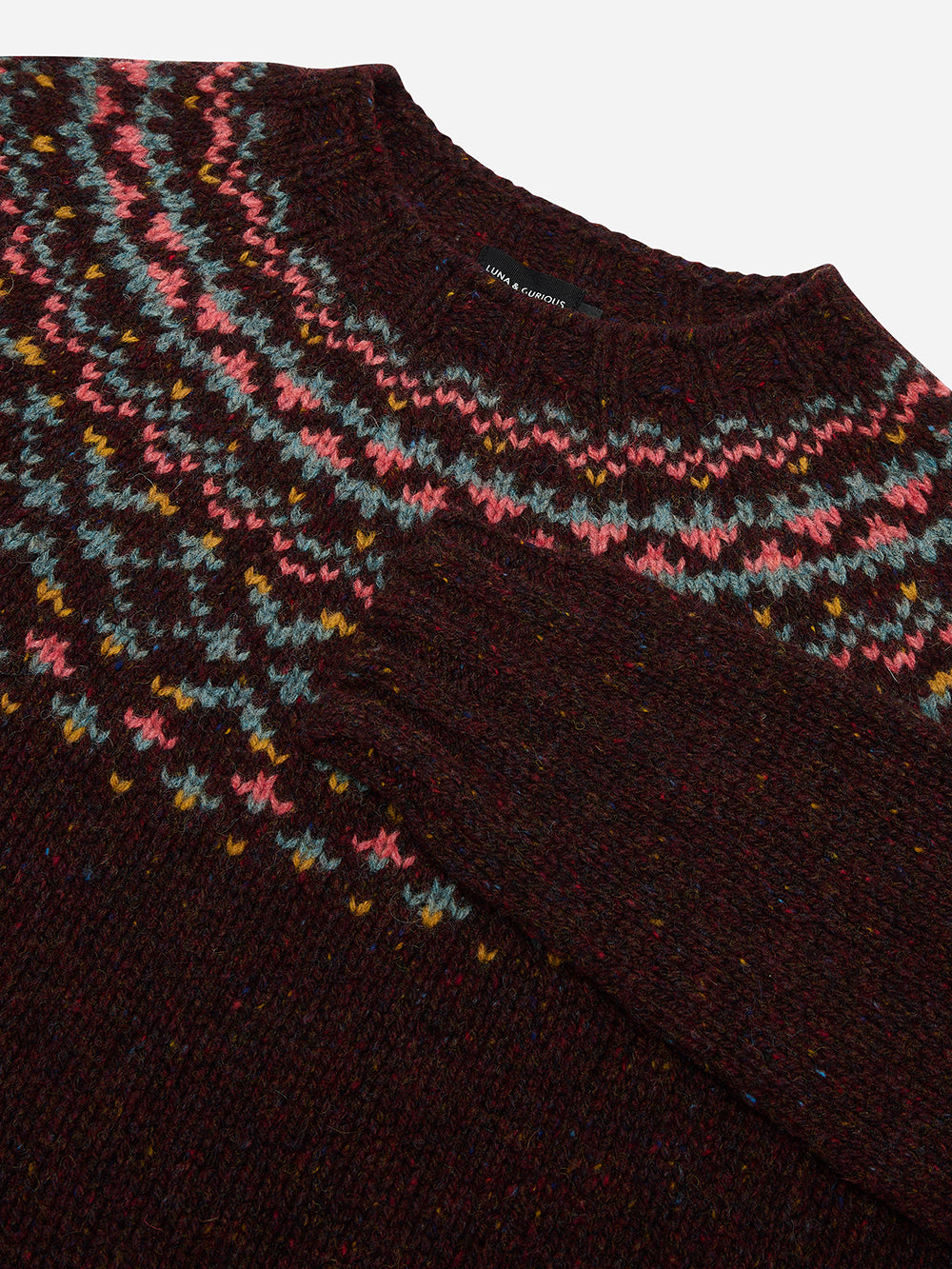 Berry Chunky Fairisle Jumper